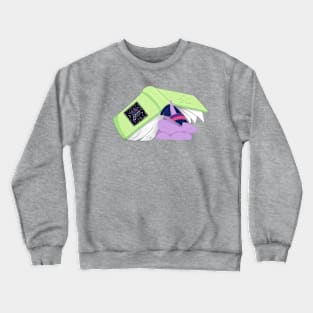 Twilight Sparkle under a book Crewneck Sweatshirt